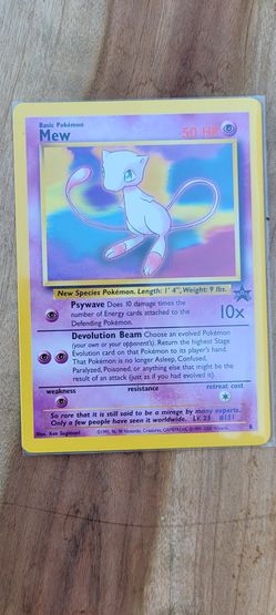 Pokemon promo mew Mint neat Mint