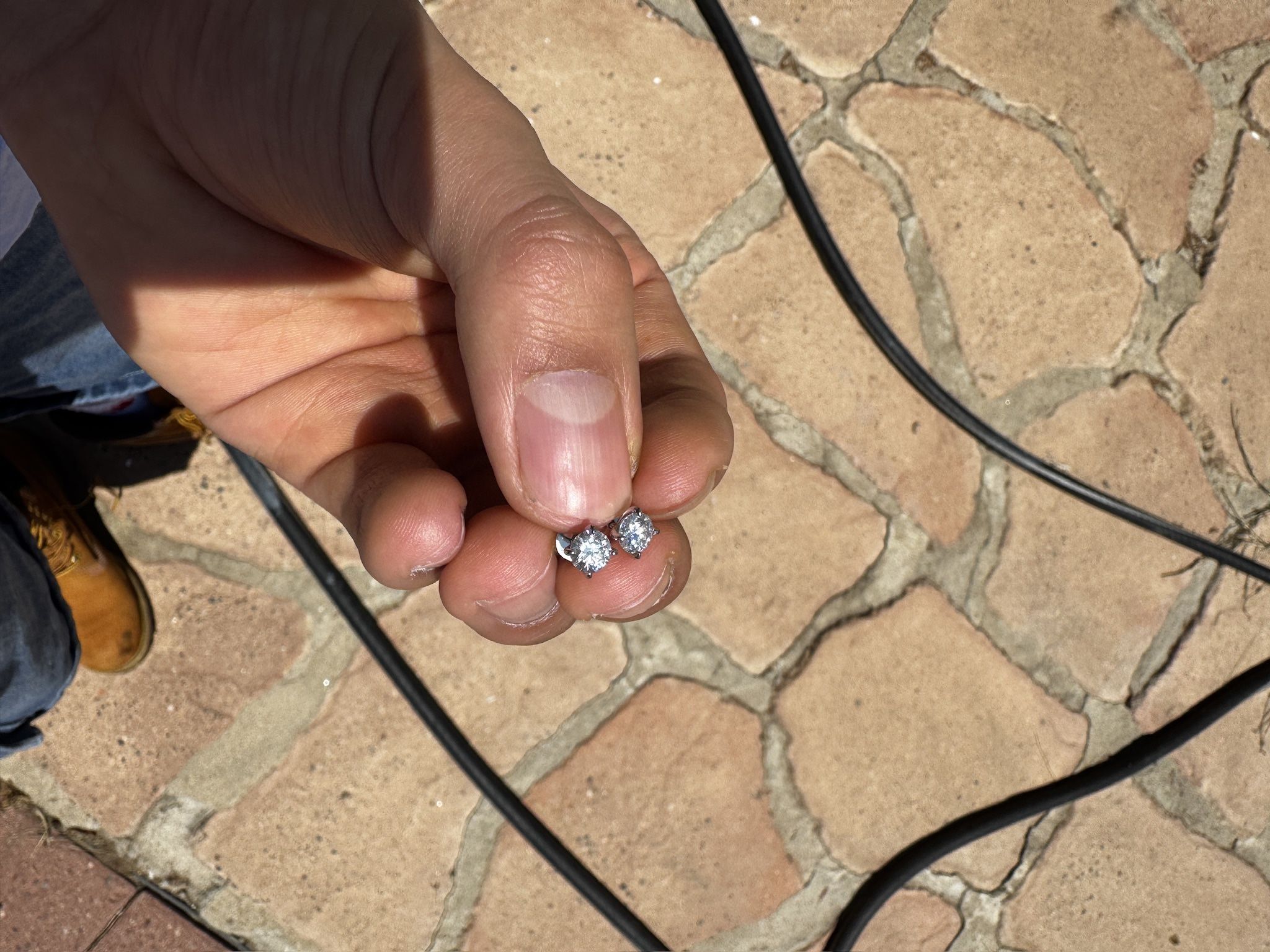 Moissanite Earrings 🔥 Passes Dimond Tester