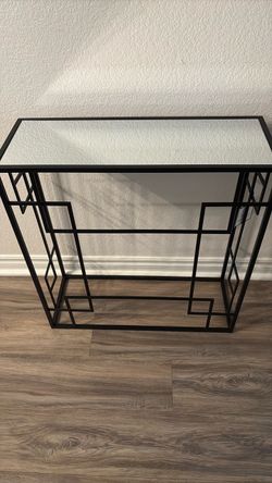Mirror side table