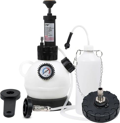 2L Manual Brake Bleeder Fluid Pump, One Man Professional Brake Bleeder Kit Suitable for Hyundai,Mitsubishi,Nissan,Subaru,Chrysler,Dodge,Ford(Late Mode