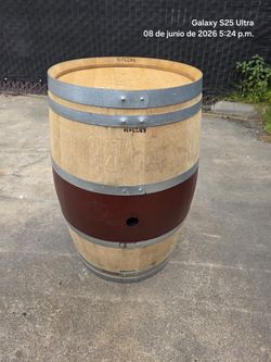 You can use the wine barrel in the yard or to decorate wherever you want to put it.