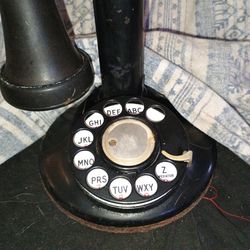 Vintage Electric Dial Candle Stick Telephone