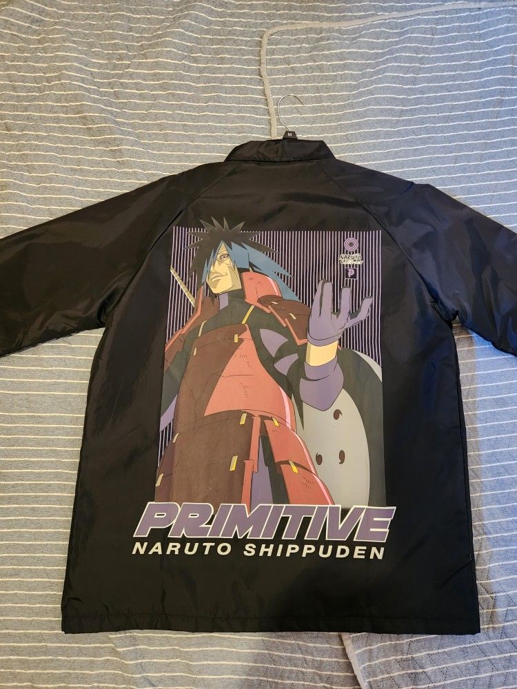 Naruto Primitive Madara Coach Jacket Size M