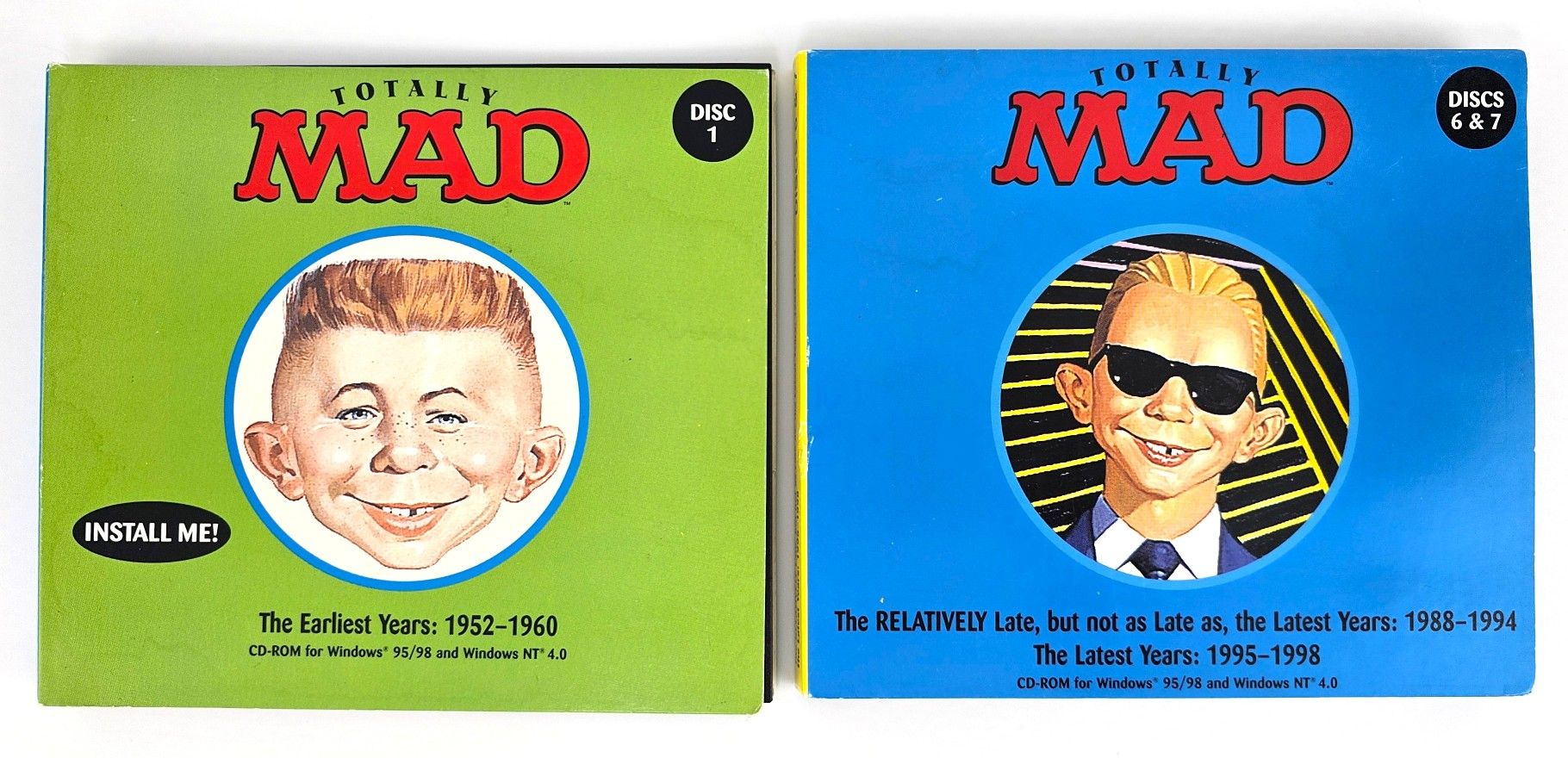 TOTALLY MAD Magazine Disc 1 and 6-7 (CD-ROM) PC