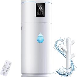 17L/4.5Gal Ultra Large Humidifiers for Bedroom 2000 sq ft, Quiet Humidifiers for Large Room, Tower Humidifier with 4 Mist Mode & Extension Tube for Ho