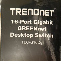 TRENDnet 16-Port Gigabit GREENnet Desktop Switch TEG-S16Dg