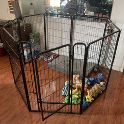8 Pieces Big Dog Cage 