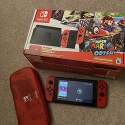Used Nintendo Switch Super Mario Odyssey Edition Console System