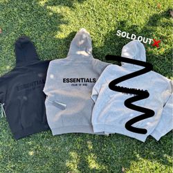 Essentials hoodie and T shirts 