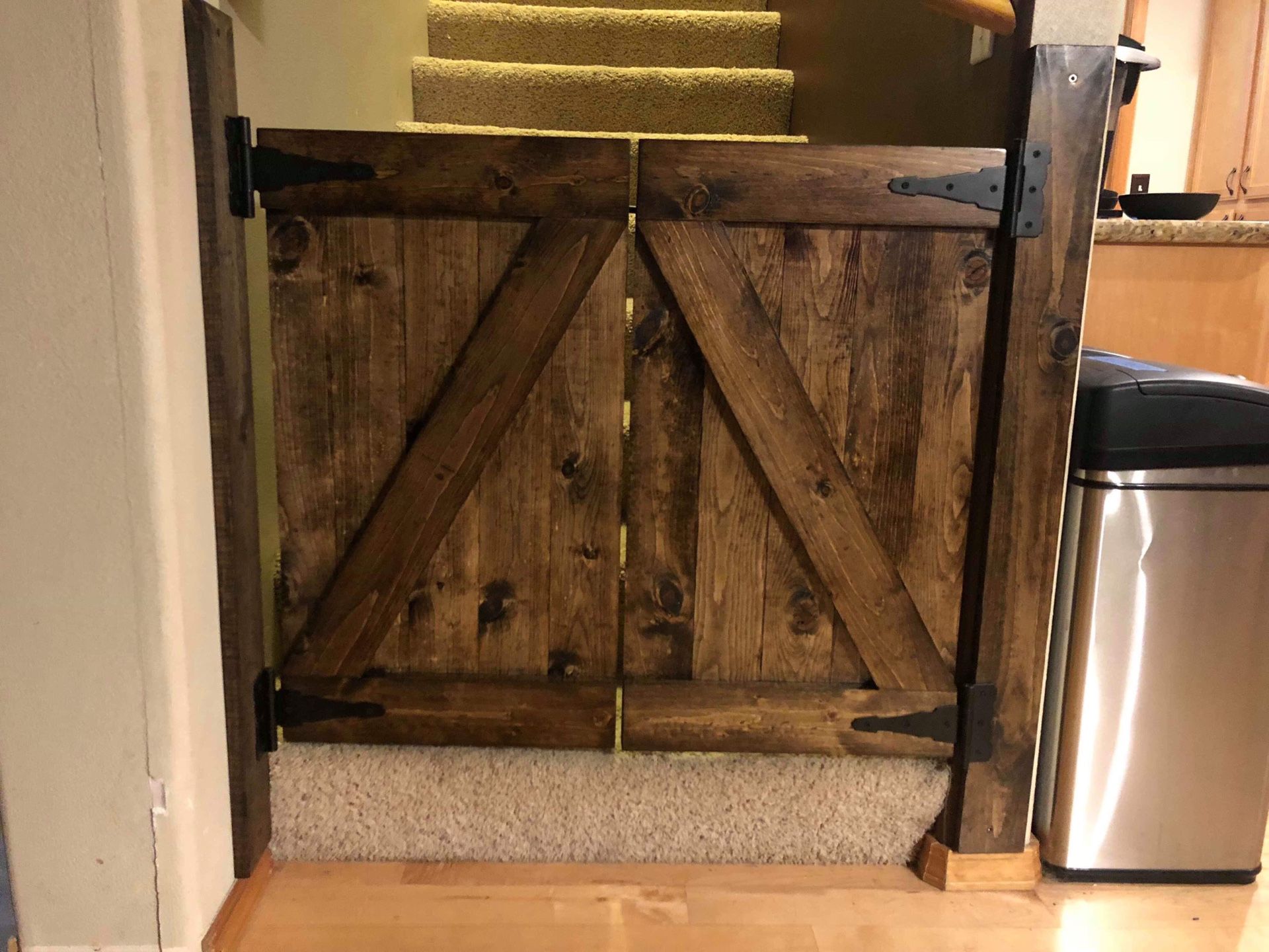 Solid Wood Rustic Pet/Baby Gate