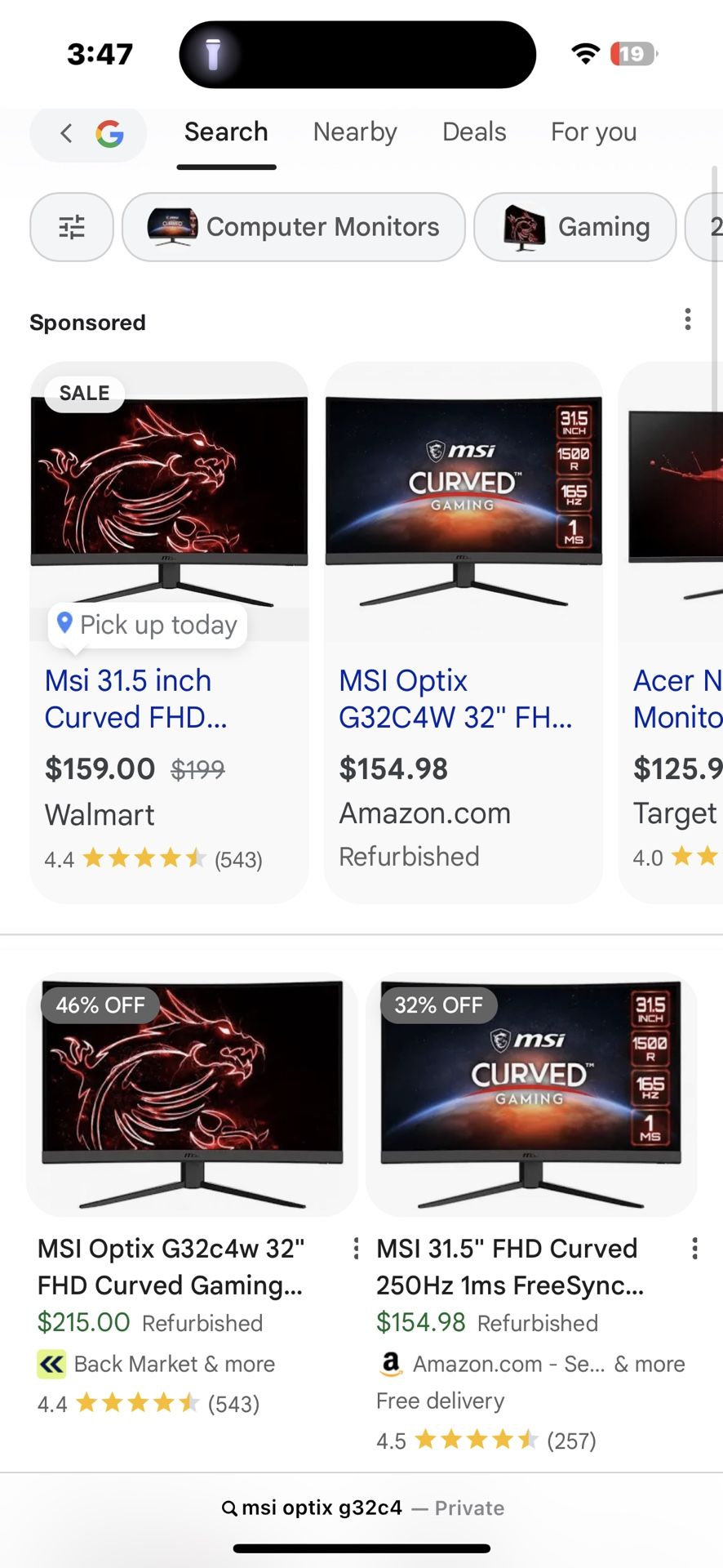 Msi Curved Gaming Monitor 32 Inch