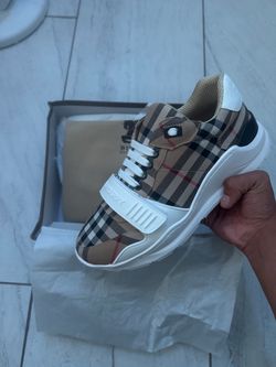 Burberry Vintage Check Low-Top Sneakers
