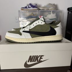 Jordan 1 Low Travis Scott Medium Olive 10m