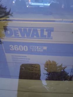 DeWalt 3600 PSI Gas Pressure Washer