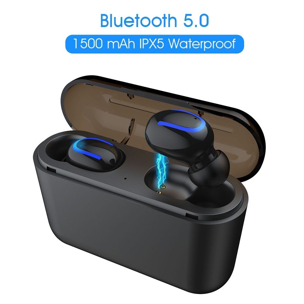 Wireless Earbuds, Bluetooth Earbuds, Wireless Headphone, HBQ Brand Q32 Water Proof Earphone, with TWS Technology and Charging case