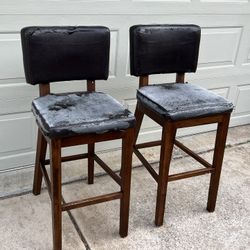 World Market High Back Bar Stools 