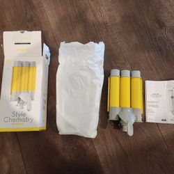 Style Chemistry by Conair 1 1/4" Triple Barrel Deep Waver Attachment Frizz-Free, never used. 