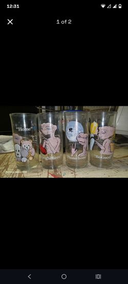 Vintage Pizza Hut ET Collectible Glasses