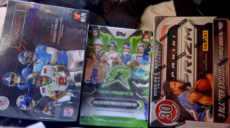 NFL & NBA Trading Card Boxes (individual price)