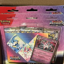 Pokemon Prismatic Evolutions Tech Sticker Collection Sylveon