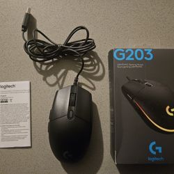 Logitech G203 LIGHTSYNC Gaming Mouse 