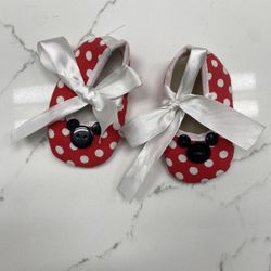 Disney Minnie Ballet Flats - Newborn 