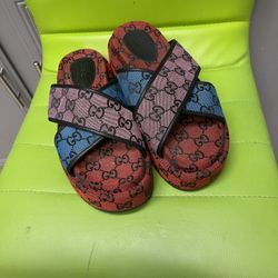 Gucci Slides Woman’s Size 8  No Box 