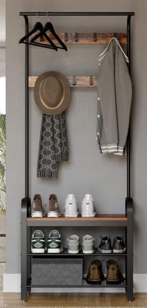 Coat Rack & Shoe Storage