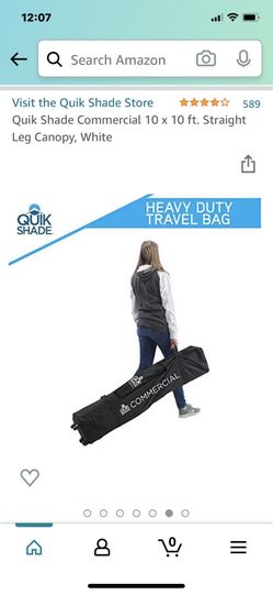 Quickshade Carrying Case For 10’ X 10’ Canopy