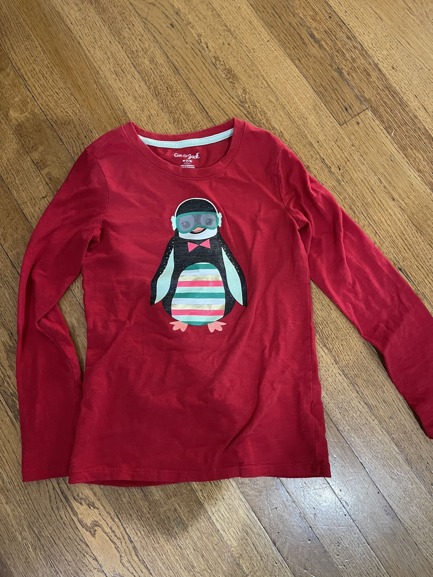 Size 7/8 Kids Christmas Shirt