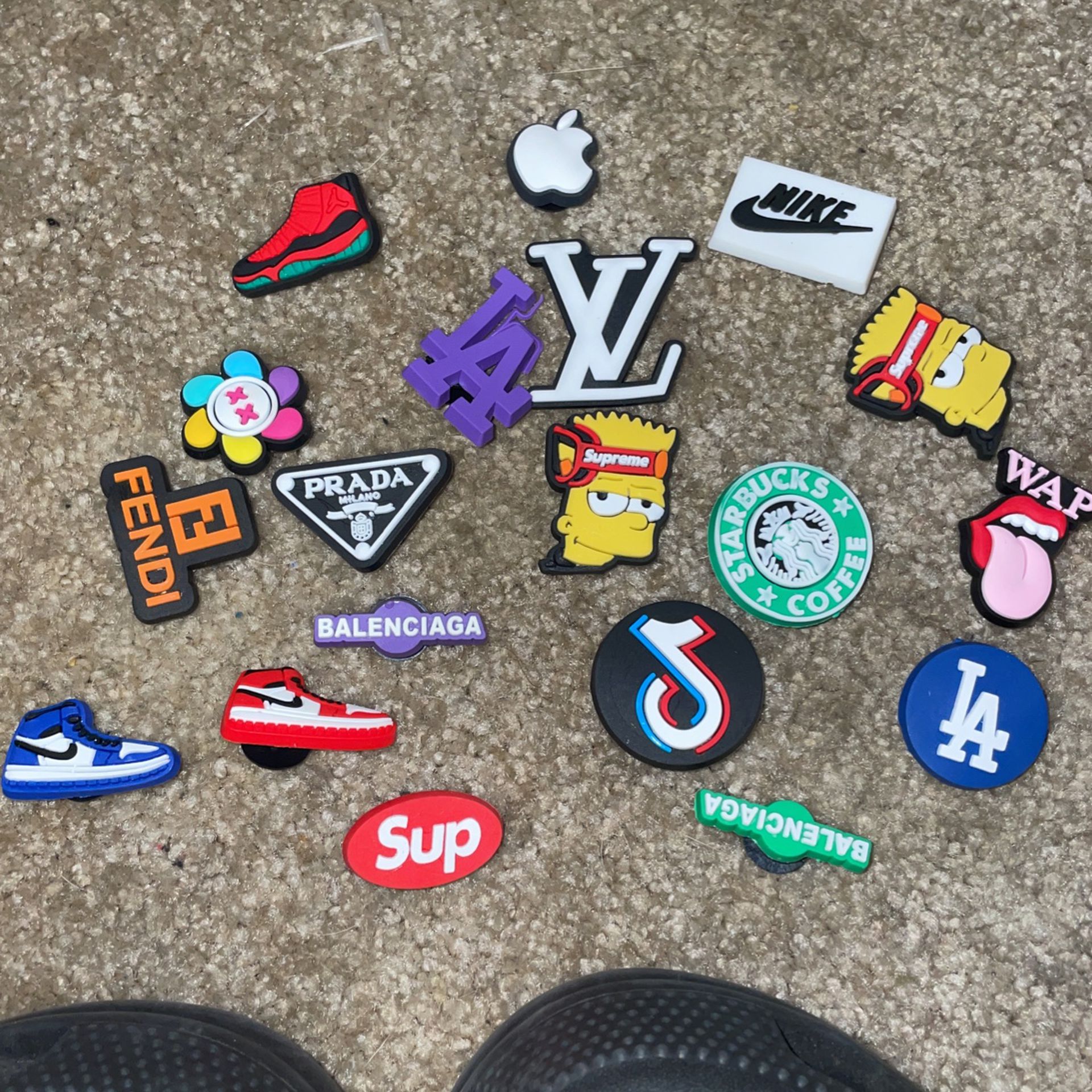 8 Piece Designer Croc Charms Nike/GG/CC/Dior And More for Sale in Newport  Beach, CA - OfferUp