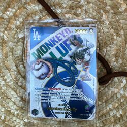 Dodgers X ONE PIECE collab CARD SGA Monkey D. Luffy 7/03/25 OPTCG On Hand!!! 
