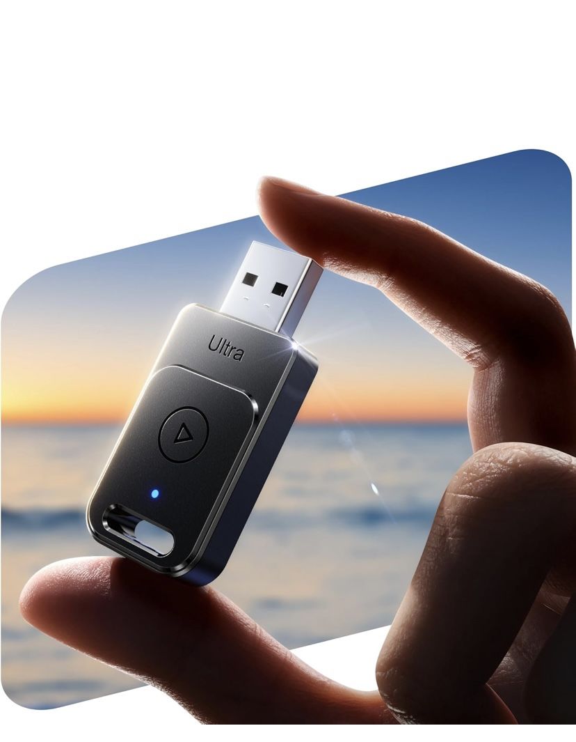 for Apple Carplay Wireless Adapter, 3X Fast Stable Connection, Bluetooth 5.3 & WiFi 6, 2025 Mini Carplay Dongle Support Map Music Seamless for iPhone