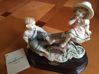 Collectible - Giuseppe Armani L'ALTALENA, "On the See-Saw", brand new in box