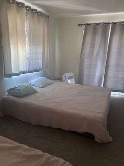 King sized mattress frame included