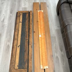 Wooden Bed Frame With Matching Drawer Set (queen)