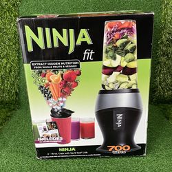 NEW Ninja Fit Blender Kitchen Appliance For Home 700 Watt 2-16oz cups with lids