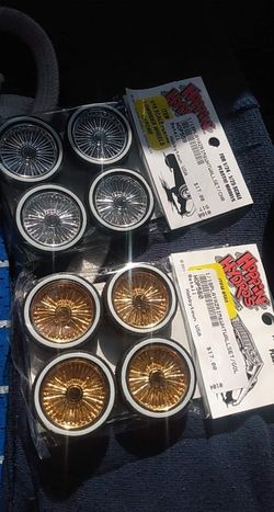 Toy scale Wire rims