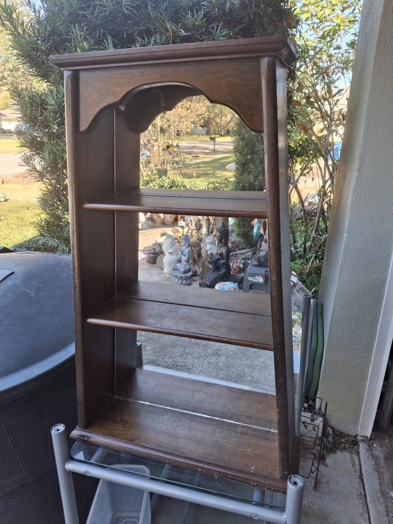 Cool Hanging Or Freestanding Mirrored Back Display
