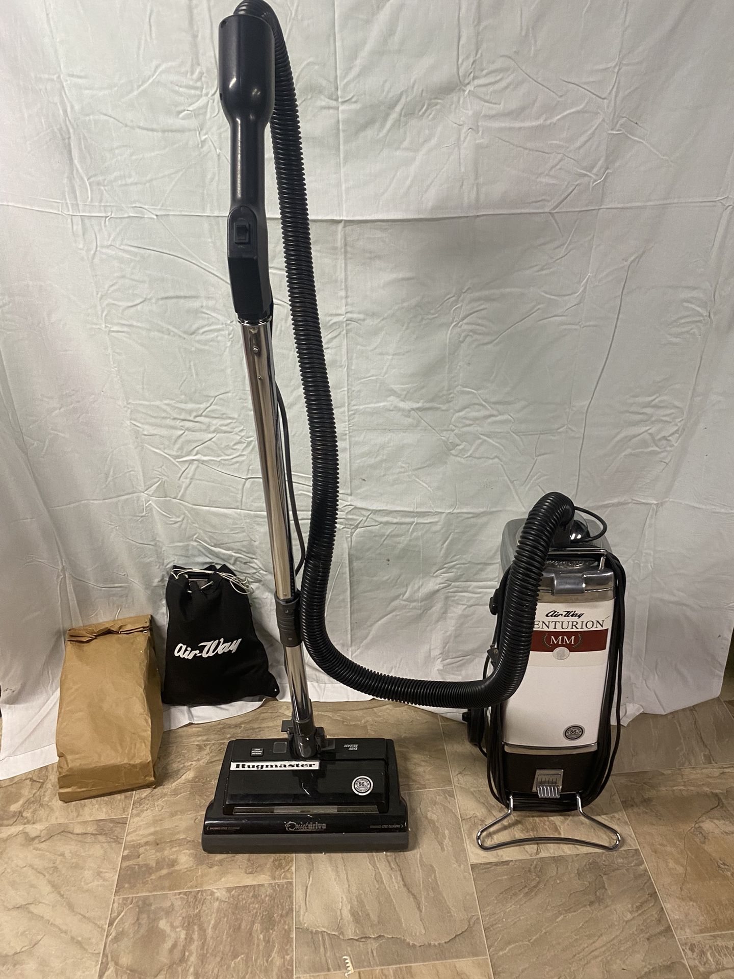 Vintage Airway Centurion Vacuum With Attachments And Extras