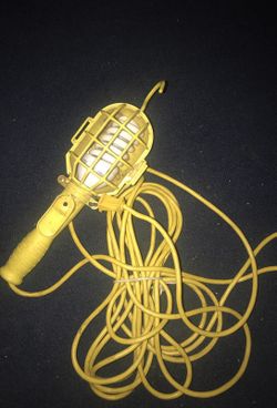 Explosion proof drop light.