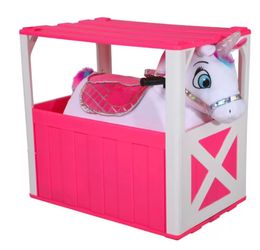 Stable Buddies Willow Unicorn 6V Plush Ride-On