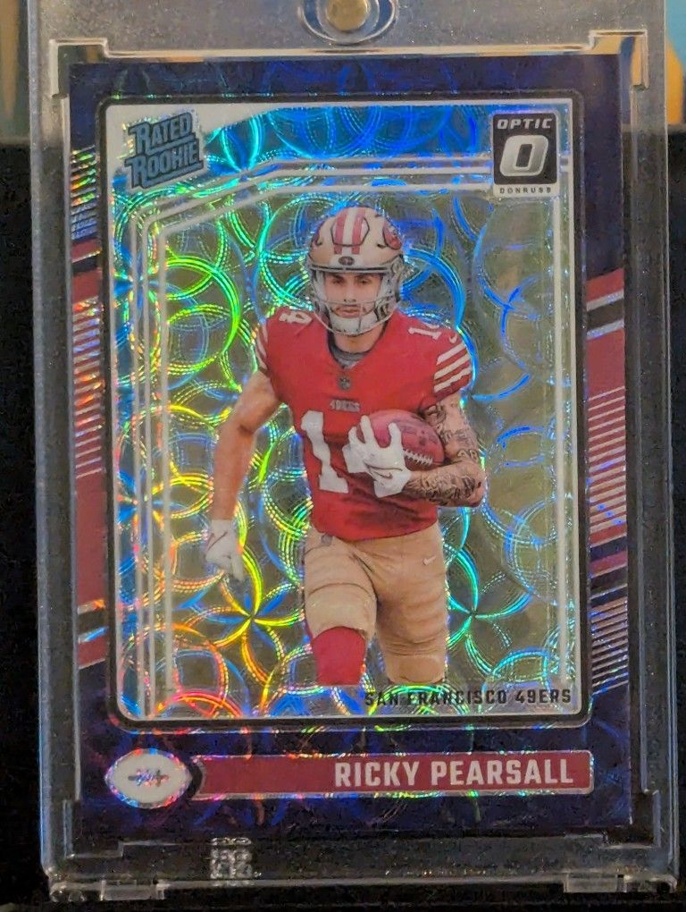 Ricky Pearsall Donruss Optics Purple Rated Rookie