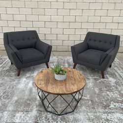 *Free Delivery* Modern Gray Chairs Couch Sofa