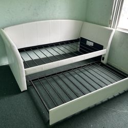 White Twin Bed Frame 