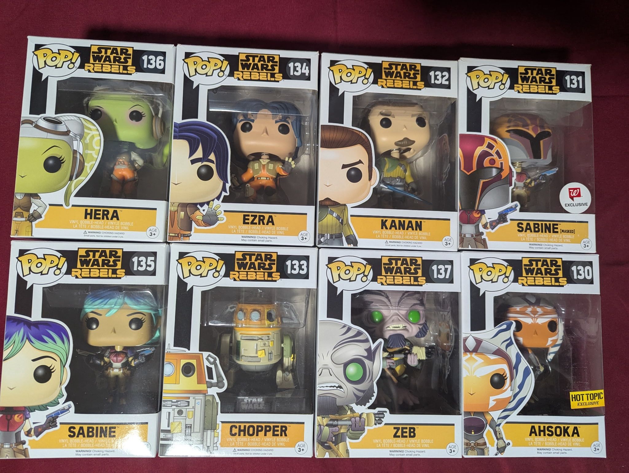 Star Wars Rebels Funko Pop Collection