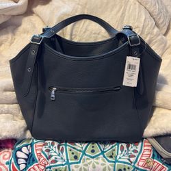Denim Blue Coach Purse