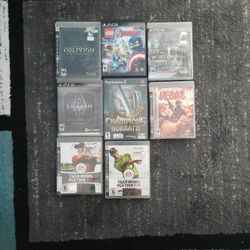 Ps3 Games And 1 Ps2 Rare Game