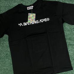 Black BAPE Moon Head Tee