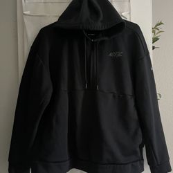 Women’s Black Nike Active Sweatshirt With Hoodie